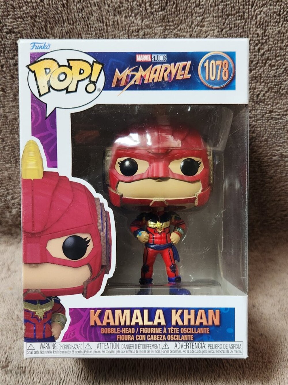 FUNKO POP! Ms Marvel KAMALA KHAN #1078 - NEW NIB